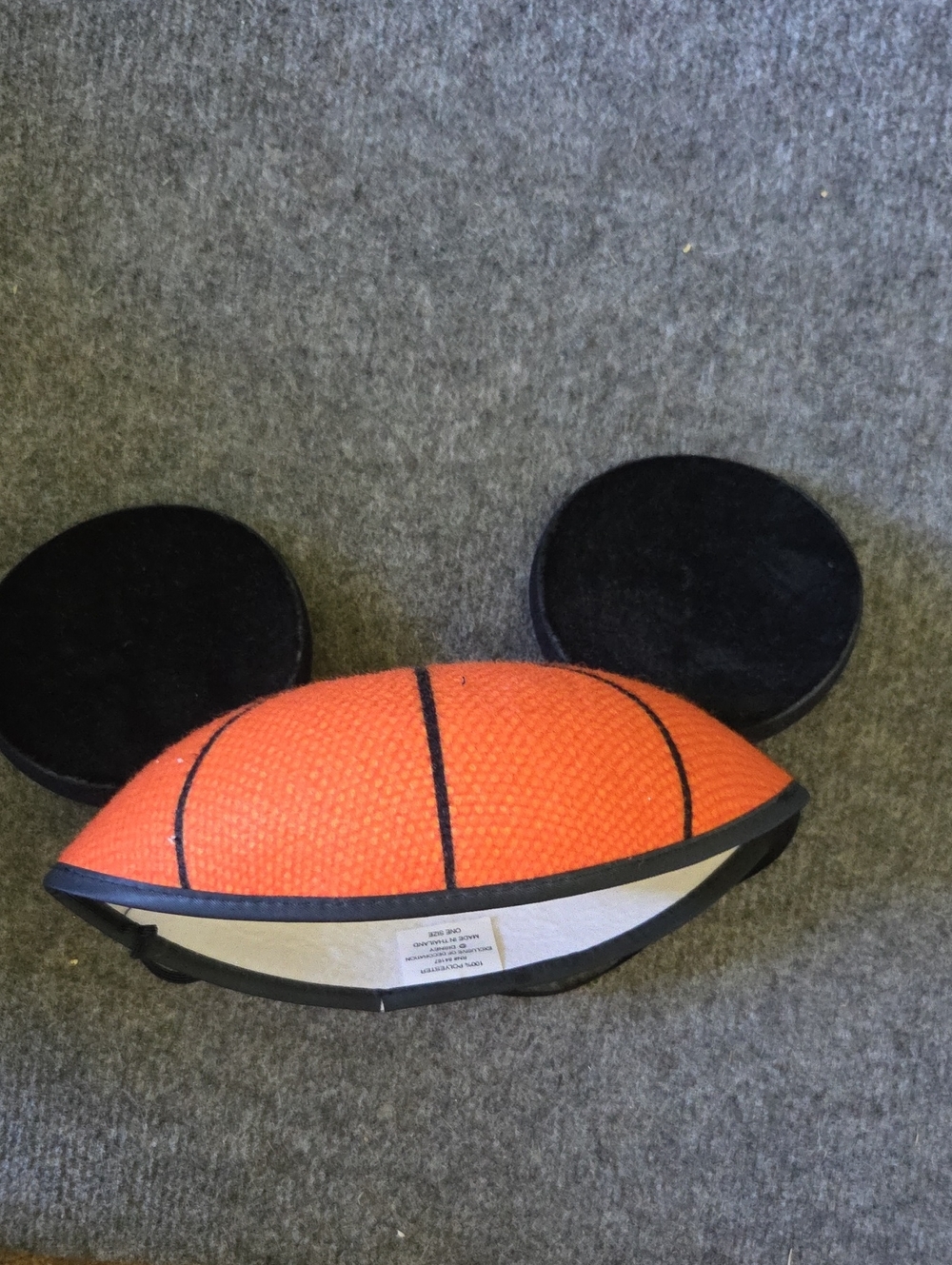 Disney Basketball Mickey Ears Hat